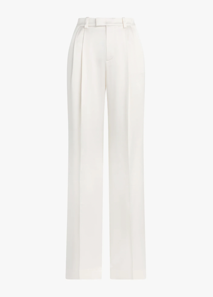 Favorite Daughter The Low Favorite Satin Pant Satin Ivory 