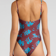 Marian One Piece Swimsuit - Solid & striped 