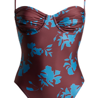 Marian One Piece Swimsuit - Solid & striped 