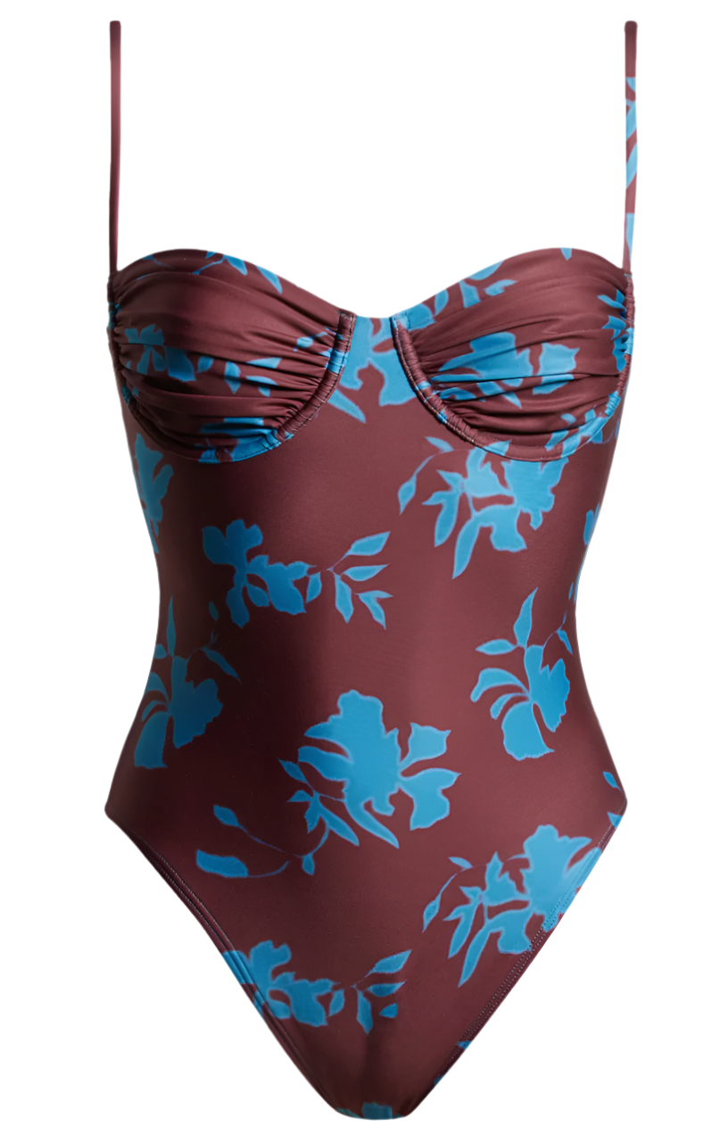 Marian One Piece Swimsuit - Solid & striped 