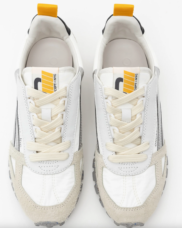 Oncept - Toronto silver flash sneakers - Fashion casual sneakers - oncept new York - white sneakers - silver sneakers 