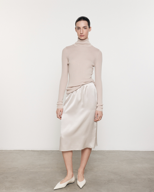 Silk Slip Skirt