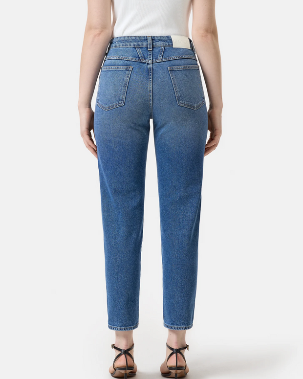 Pedal Pusher in Mid Blue
