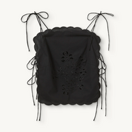 The Garment Kirsten Tie Top Black 