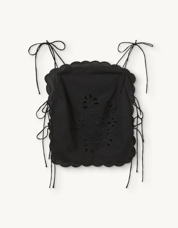 The Garment Kirsten Tie Top Black 