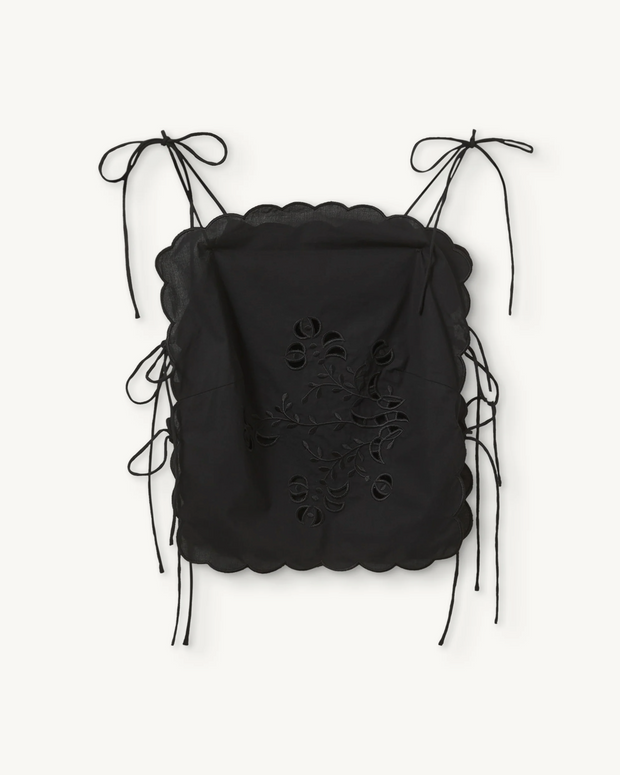 The Garment Kirsten Tie Top Black 