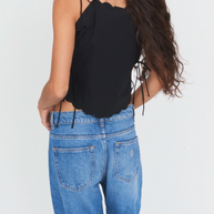 The Garment Kirsten Tie Top Black 
