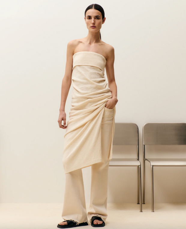 Closed Cotton Bandeau Dress 
