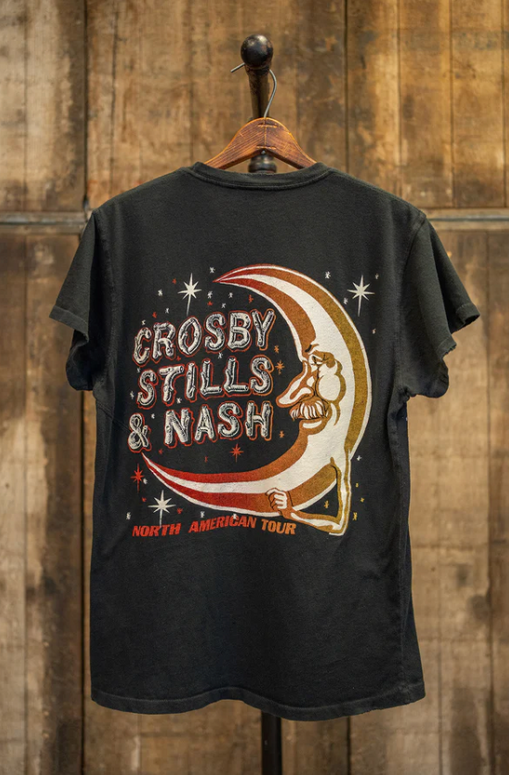 Crosby stills Nash North America - vintage rock shirt 