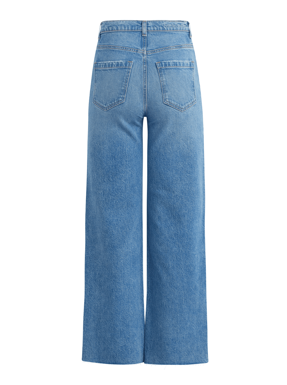 Favorite Daughter Super High Rise Wide Leg Jeans
