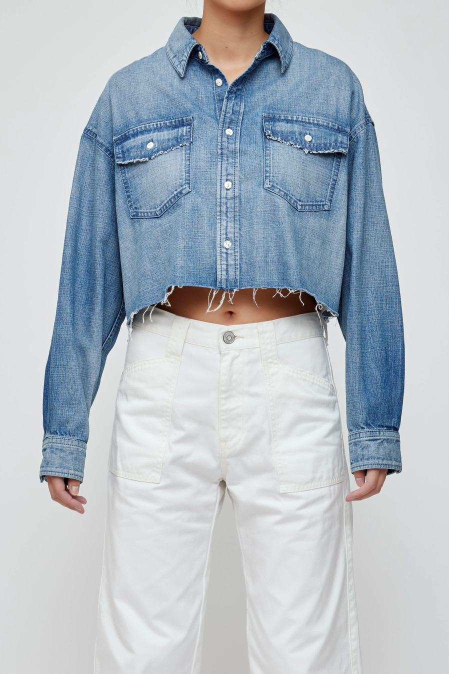 Manorhaven Cropped Shirt