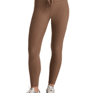 Beyond Yoga Spacedye Go Pocket Midi Wedding in True Chocolate Heather 