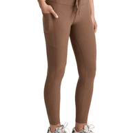 Beyond Yoga Spacedye Go Pocket Midi Wedding in True Chocolate Heather 