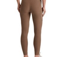 Beyond Yoga Spacedye Go Pocket Midi Wedding in True Chocolate Heather 