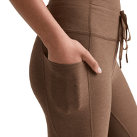 Beyond Yoga Spacedye Go Pocket Midi Wedding in True Chocolate Heather 