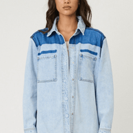 All that remains Knox denim western shirt 