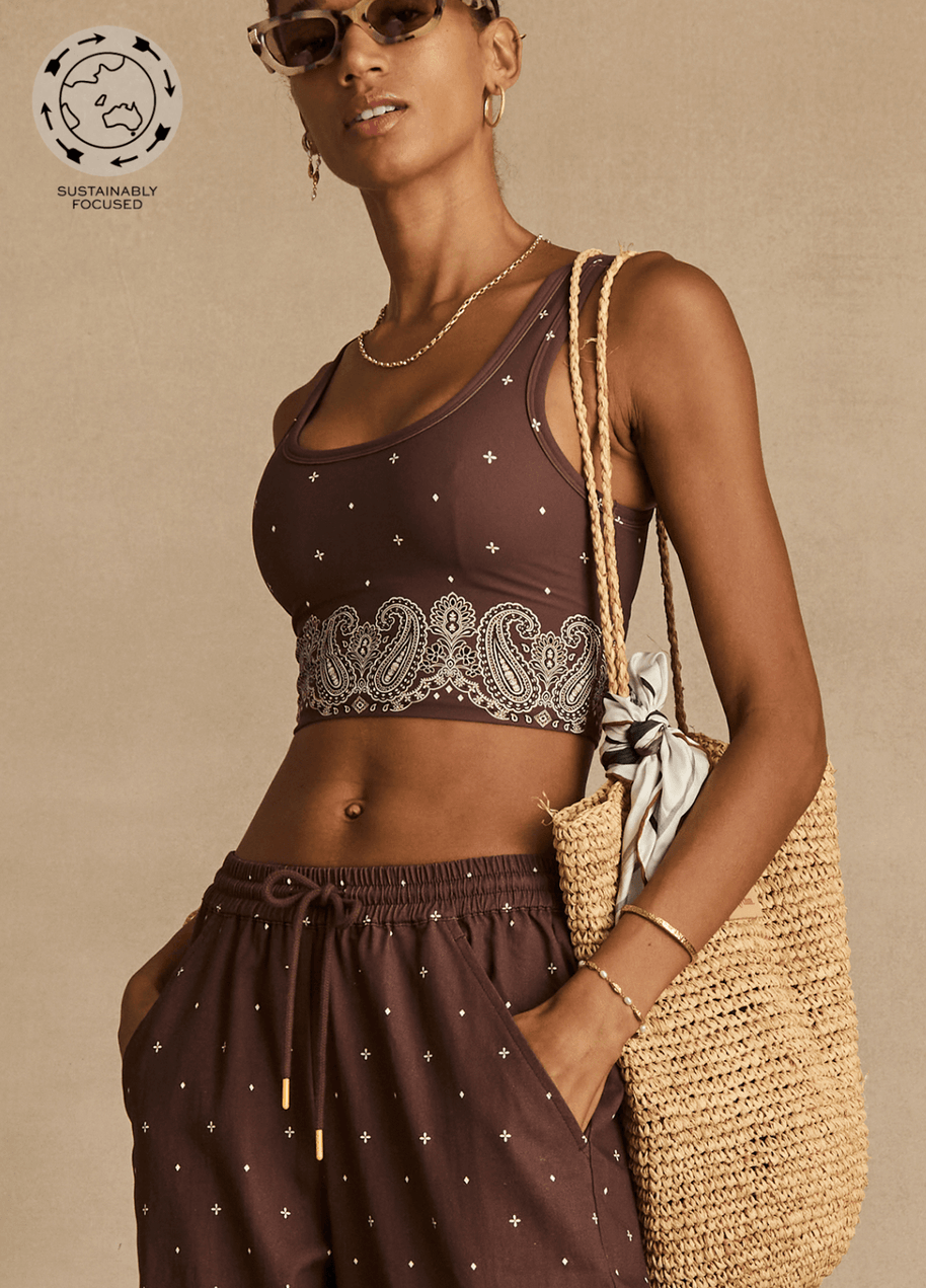 The Upside Mikkola Lou Scoop Crop Top 