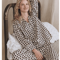 The Great East Sleep Pant Cream Horse Medallion 