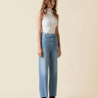 Cinched Waist Slim | High Rise | Serenity