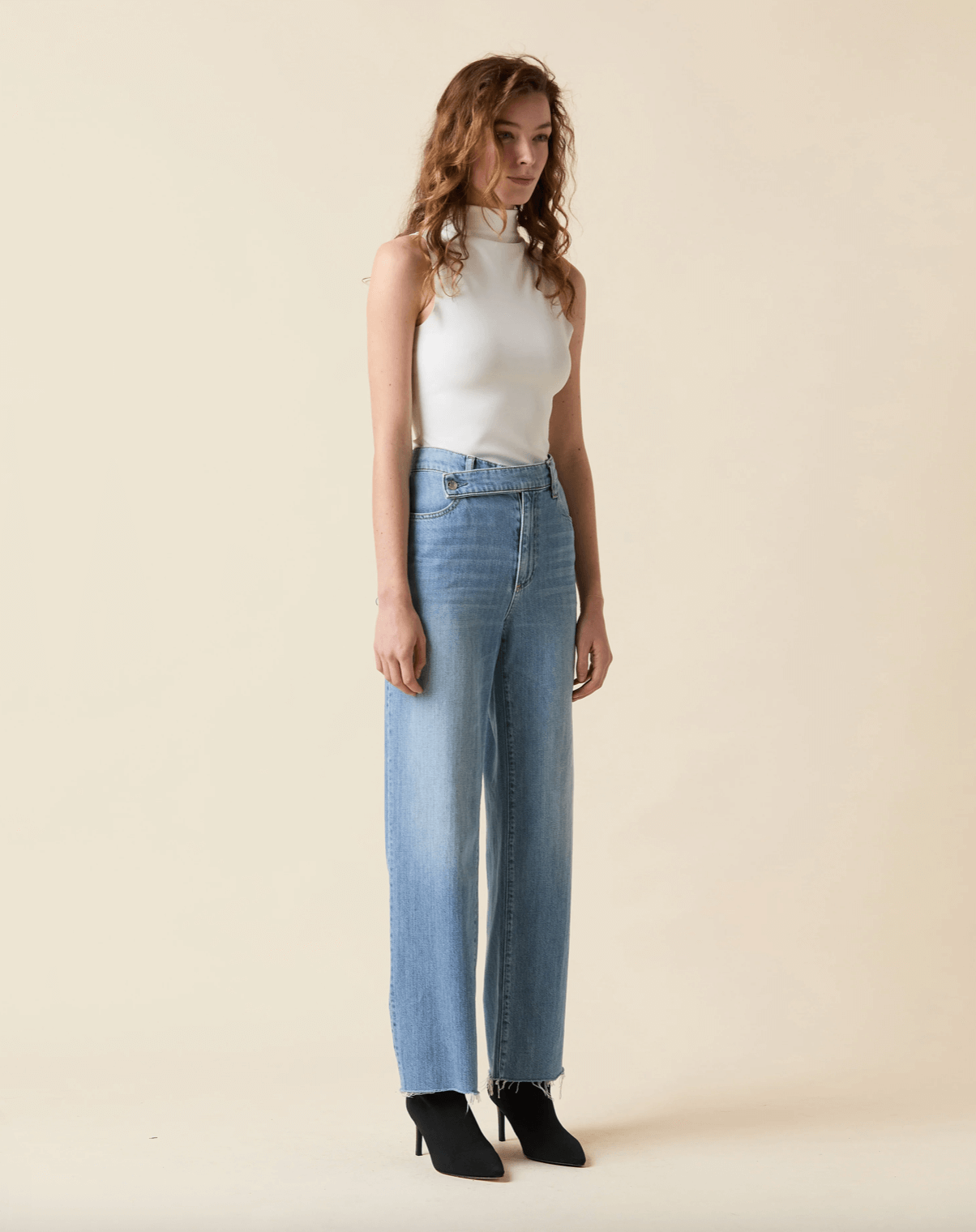 Cinched Waist Slim | High Rise | Serenity