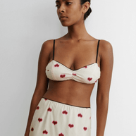 Mill Bralette Top Rachel Comey Heart Print Set 