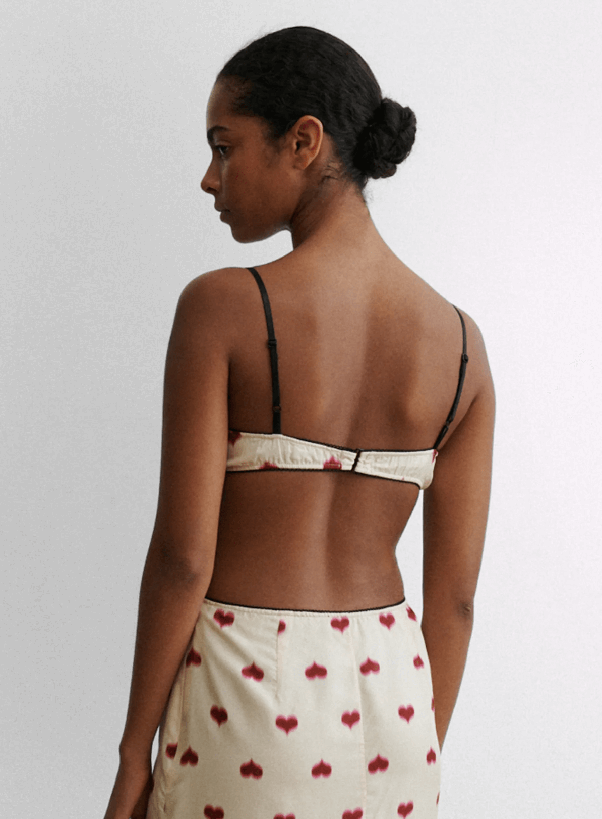 Mill Bralette Top Rachel Comey Heart Print Set 