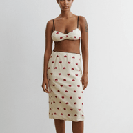 Mill Bralette Top Rachel Comey Heart Print Set 