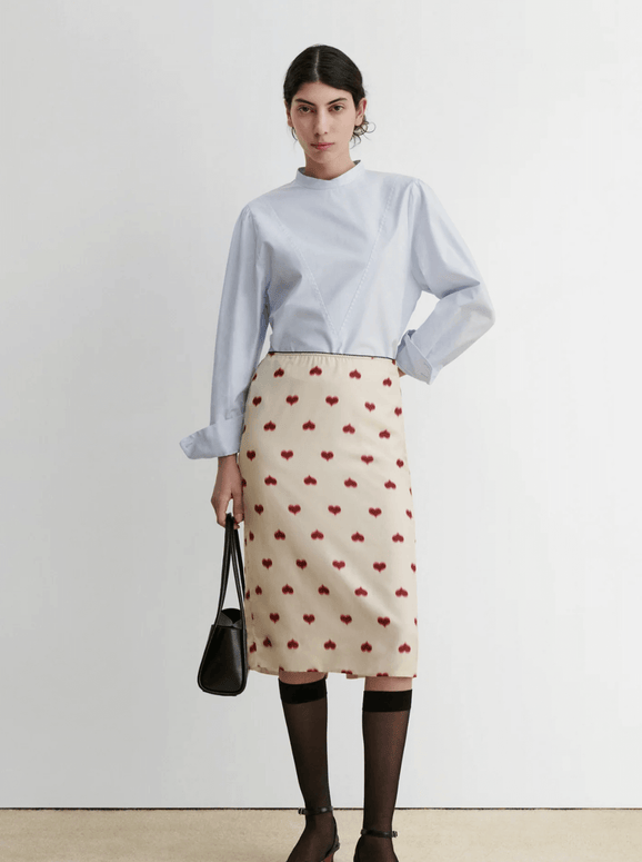 Baldera Skirt Rachel Comey Heart Set Skirt Midi Length 