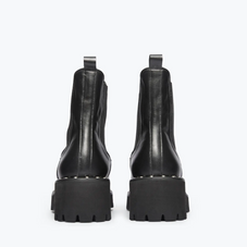 Freda Salvadore Bailey Boot Black Ankle Boot With Tread