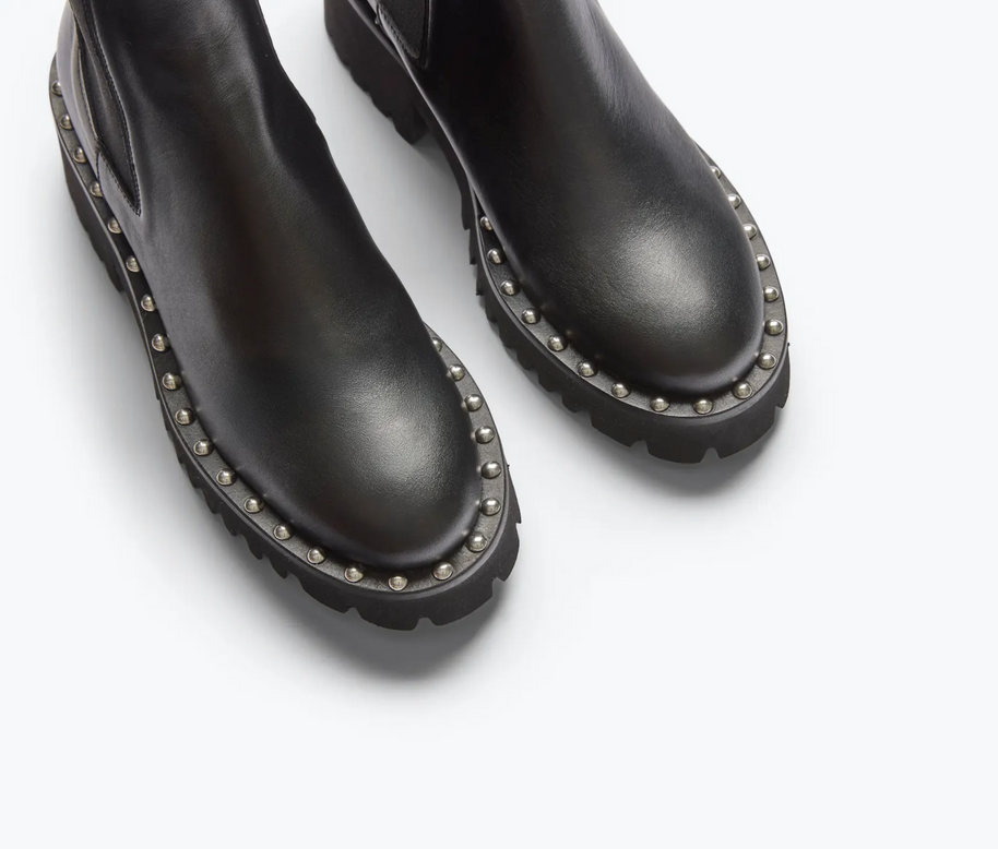Freda Salvadore Bailey Boot Black Ankle Boot With Tread