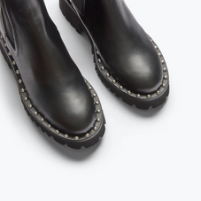 Freda Salvadore Bailey Boot Black Ankle Boot With Tread