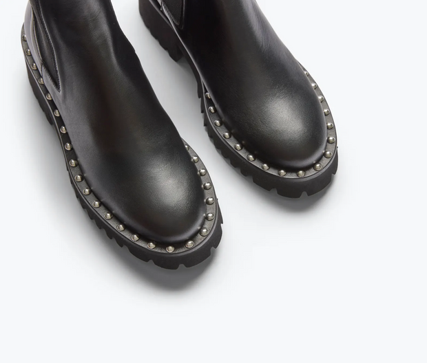 Freda Salvadore Bailey Boot Black Ankle Boot With Tread