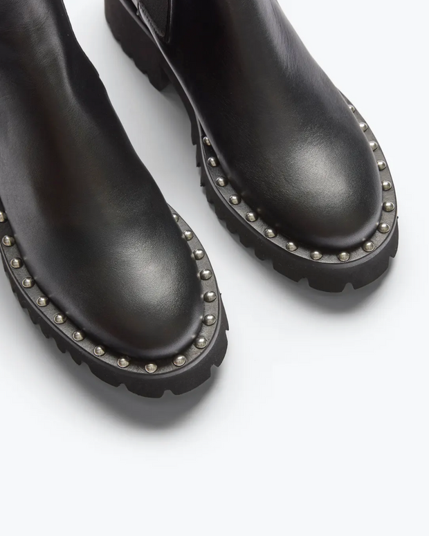 Freda Salvadore Bailey Boot Black Ankle Boot With Tread