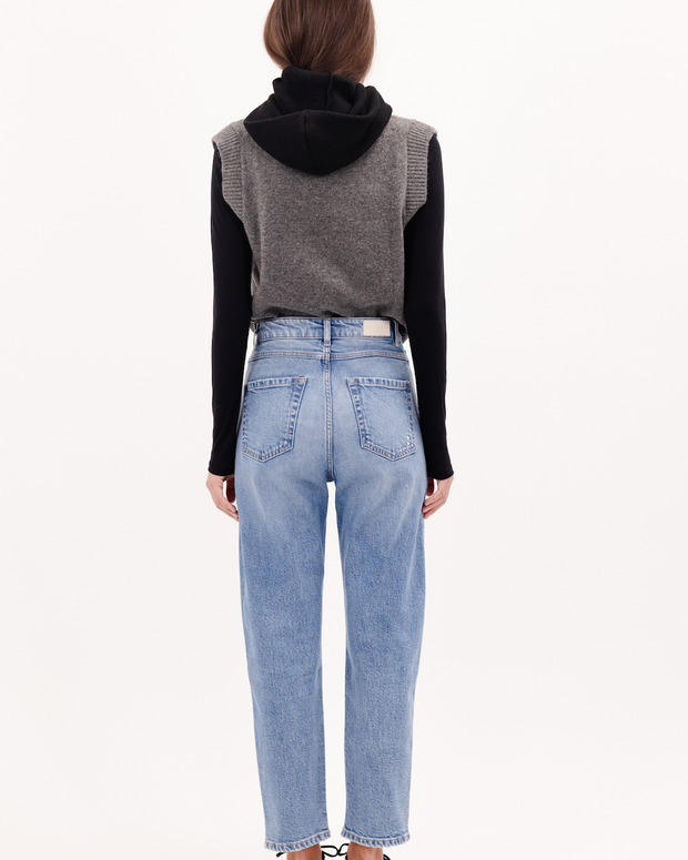 Icon Denim Karolina High Waisted Straight Jeans