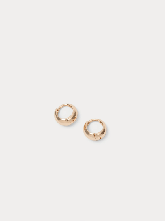 Rachel Comey Jewelry Baby Alpha Gold Huggie Hoops 