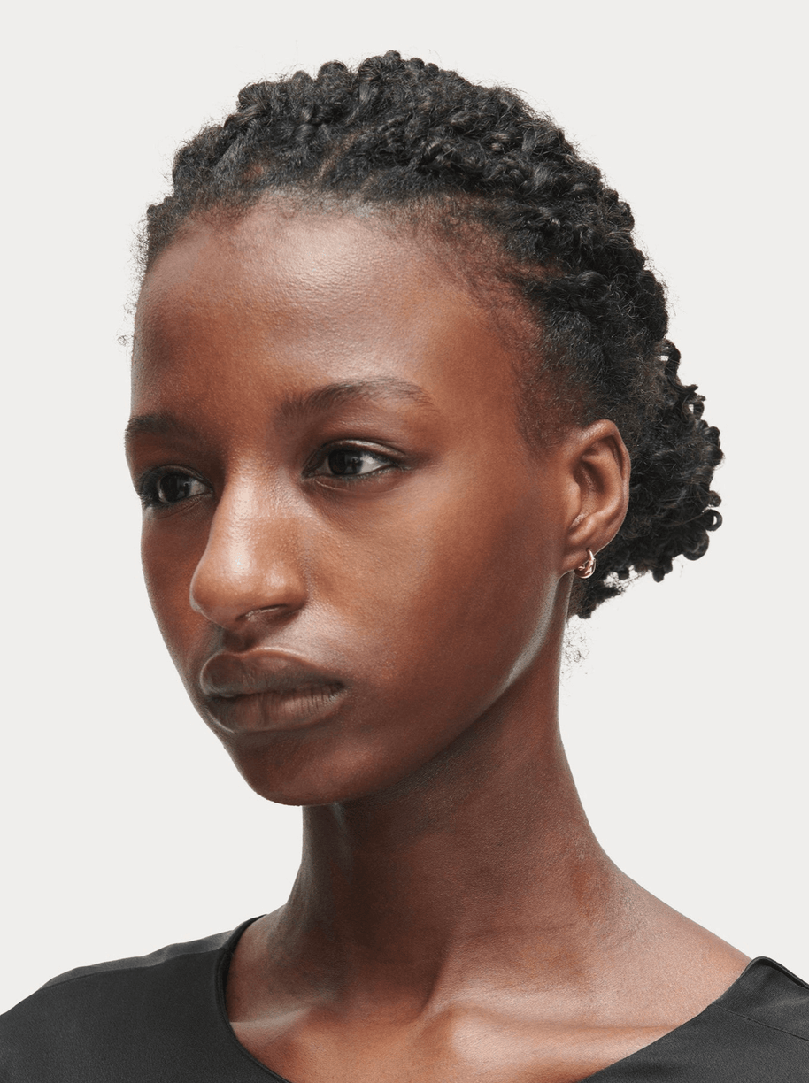 Rachel Comey Jewelry Baby Alpha Gold Huggie Hoops 