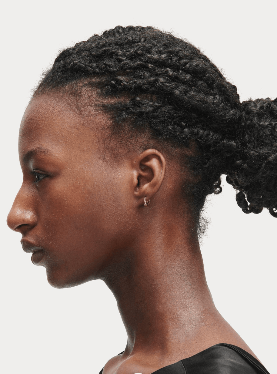 Rachel Comey Jewelry Baby Alpha Gold Huggie Hoops 