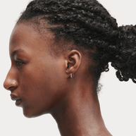 Rachel Comey Jewelry Baby Alpha Gold Huggie Hoops 