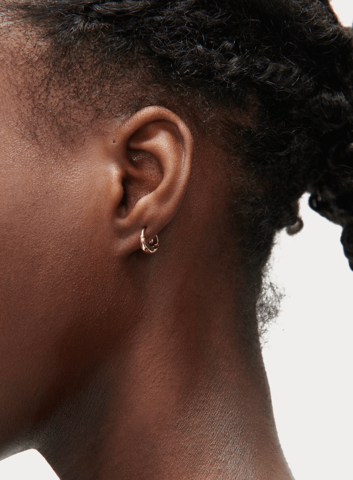 Rachel Comey Jewelry Baby Alpha Gold Huggie Hoops 