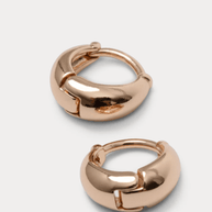 Rachel Comey Jewelry Baby Alpha Gold Huggie Hoops 