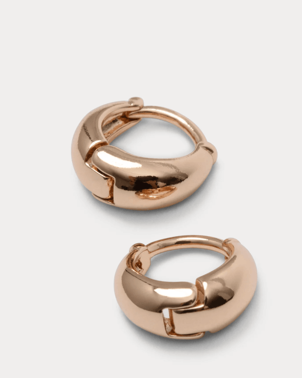 Rachel Comey Jewelry Baby Alpha Gold Huggie Hoops 
