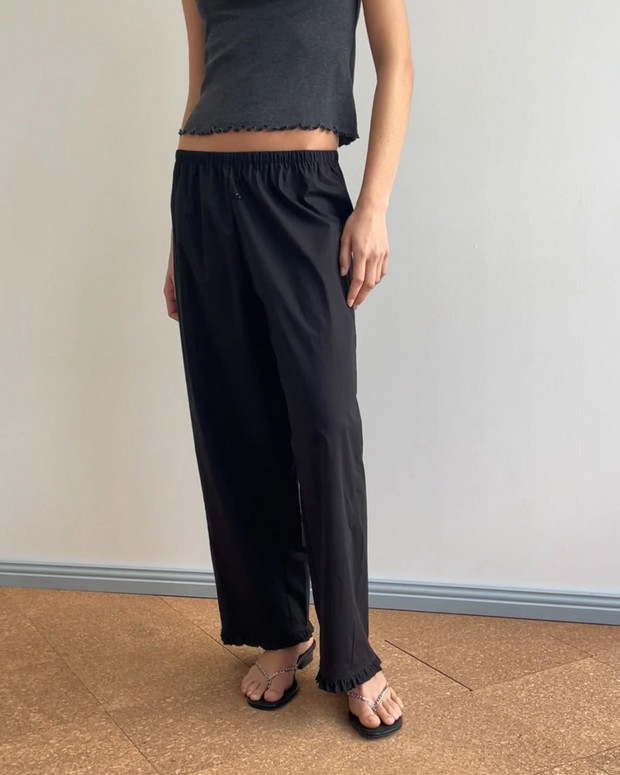 Flounce Pant | Black