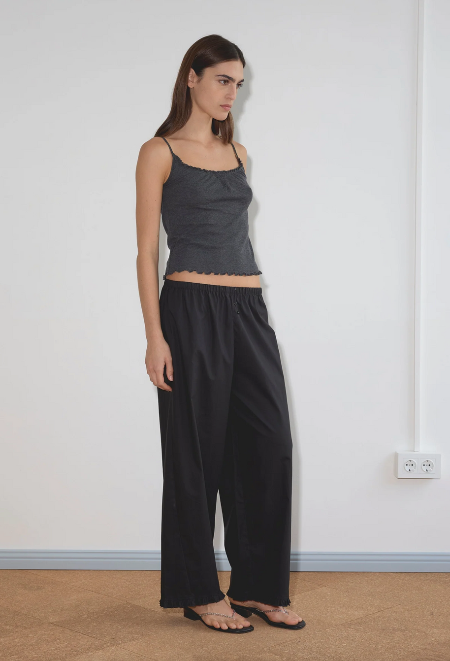 Flounce Pant | Black