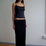 Flounce Pant | Black