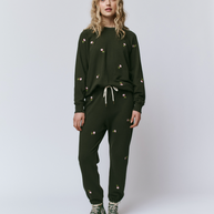 The Stadium Sweatshirt | Embroidered Roses