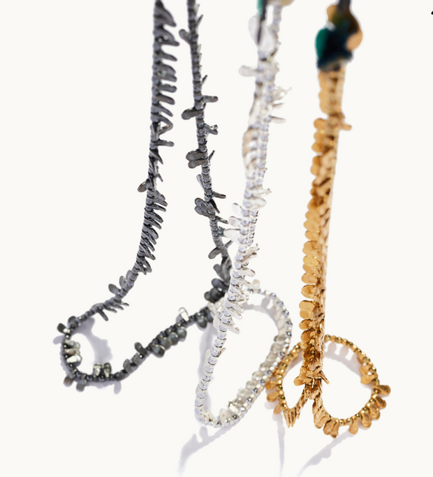 “GIRASOLE” SHORT GOLD PLATED CHAIN NECKLACE