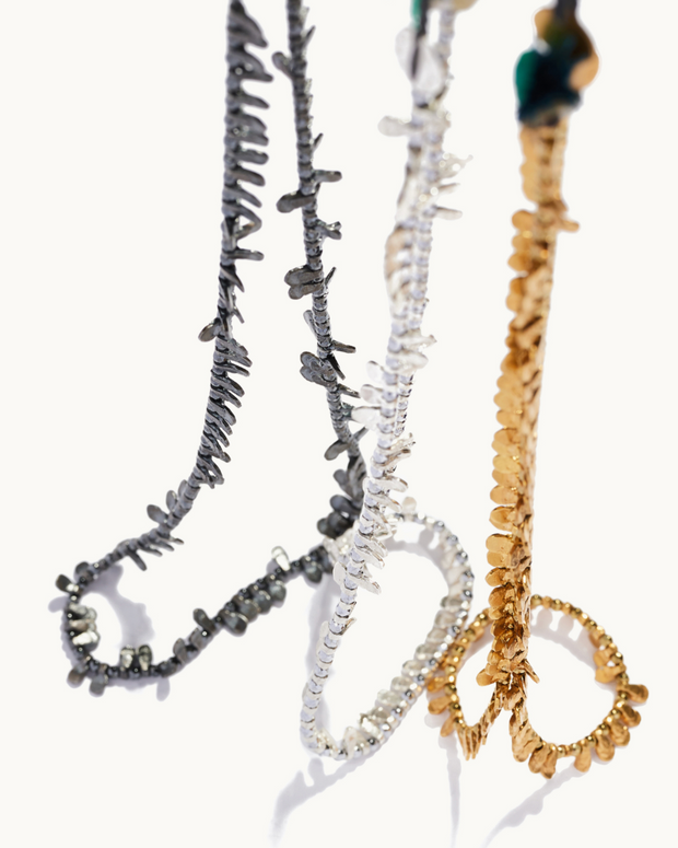 “GIRASOLE” SHORT GOLD PLATED CHAIN NECKLACE