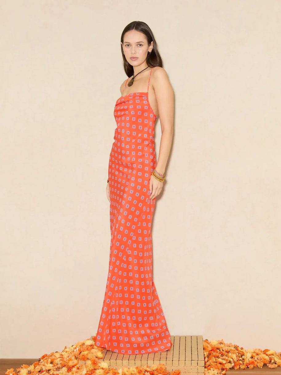 Boteh Rani Silk Bias Maxi Slip Dress