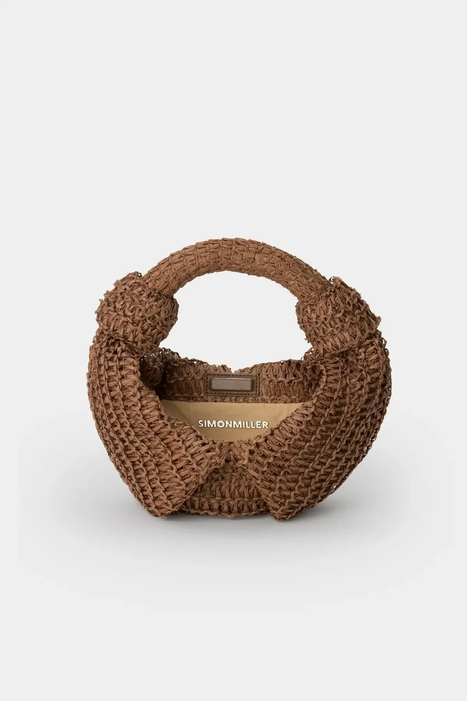 Simon Miller Raffia Lopsy Bag Chocolate 