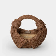 Simon Miller Raffia Lopsy Bag Chocolate 